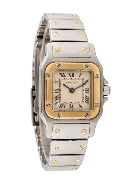 orologio cartier santos quarzo|cartier santos watch price.